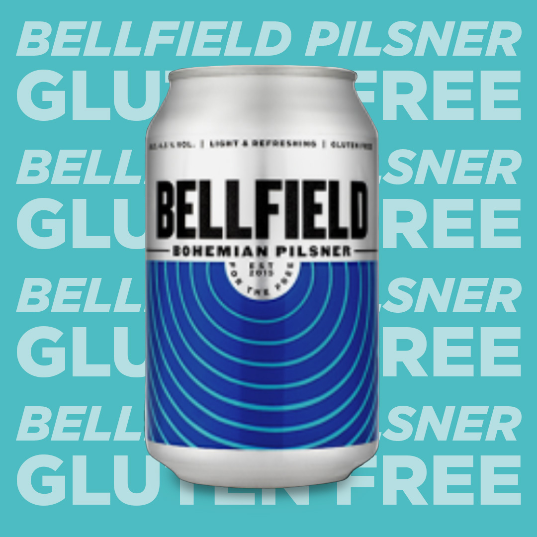 Bellfield Gluten Free Pilsner (4.5% ABV) VEGAN